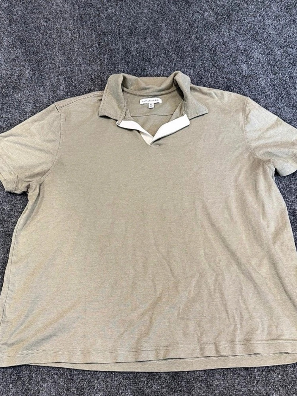 Banana Republic Men's Polo Shirt Gray Size XL